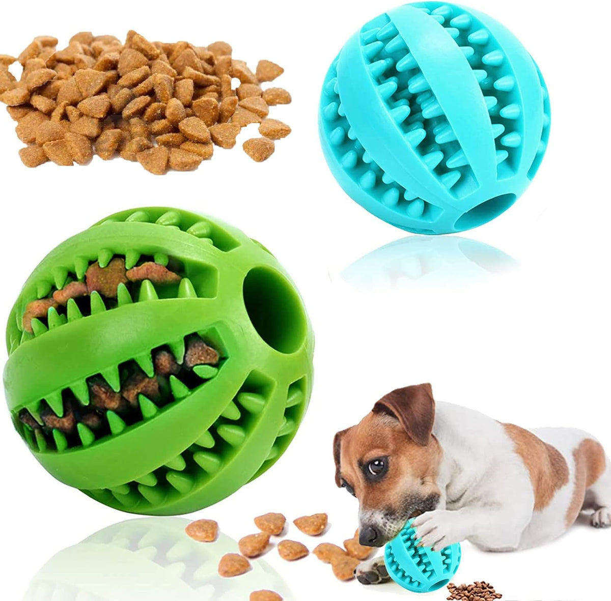 Made with non-toxic materials, the Ball is completely safe for your dog to chew on, providing peace of mind for pet owners concerned about their furry companion's well-being.